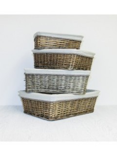 Square Lined Baskets